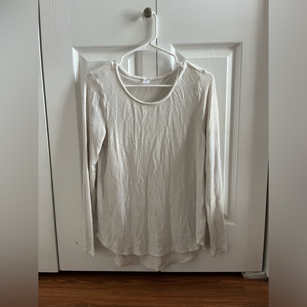 Old Navy Soft Cream Long Sleeve Tee
